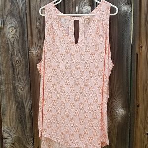 Sleeveless Tunic Length Top